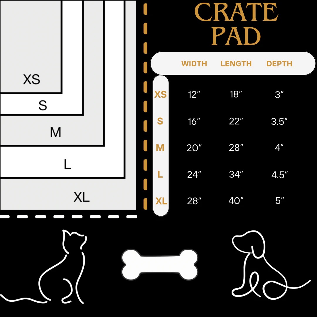 Cloudy Day Blue Pet Crate Pad COVER ONLY - Image 4