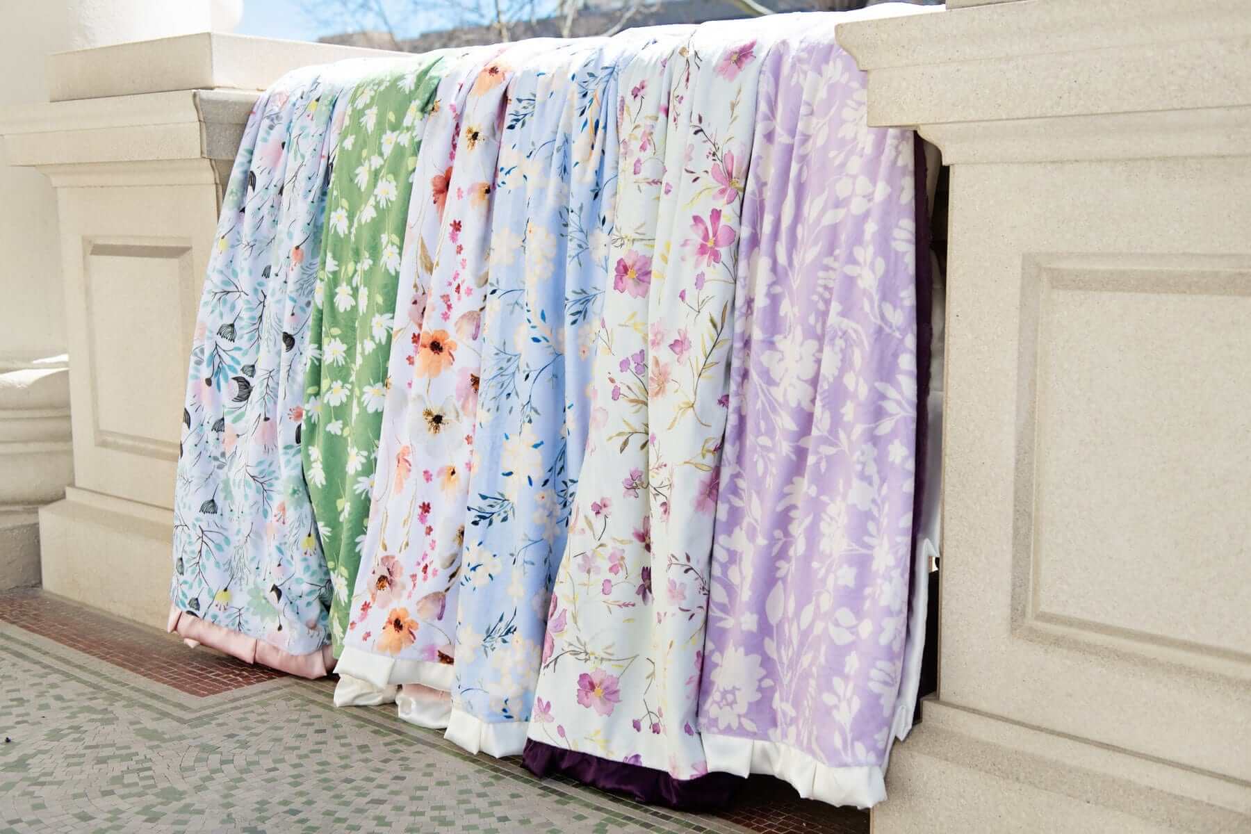 Blush Wildflower Blanket - Image 5