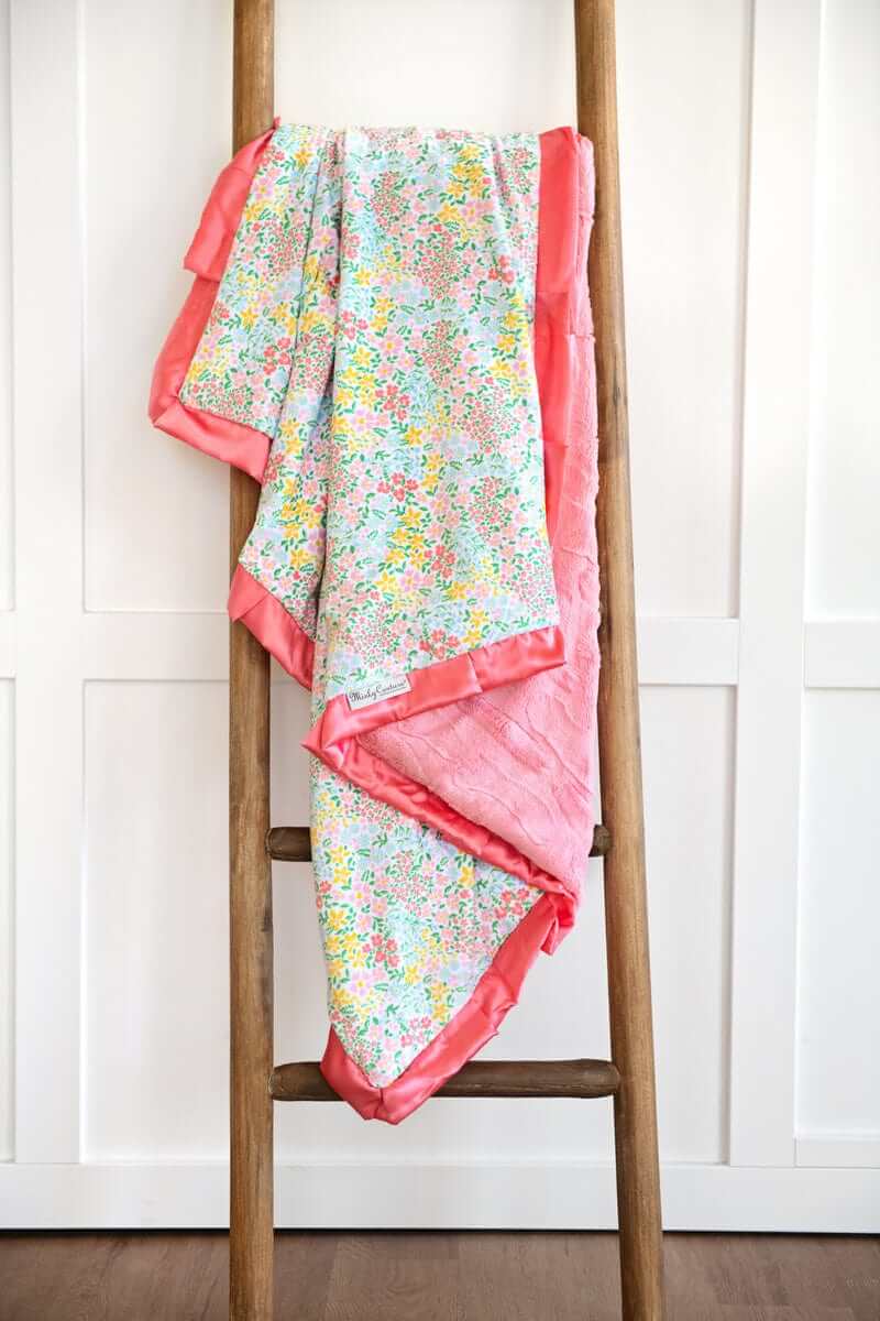 Dainty Floral Pastel Blanket