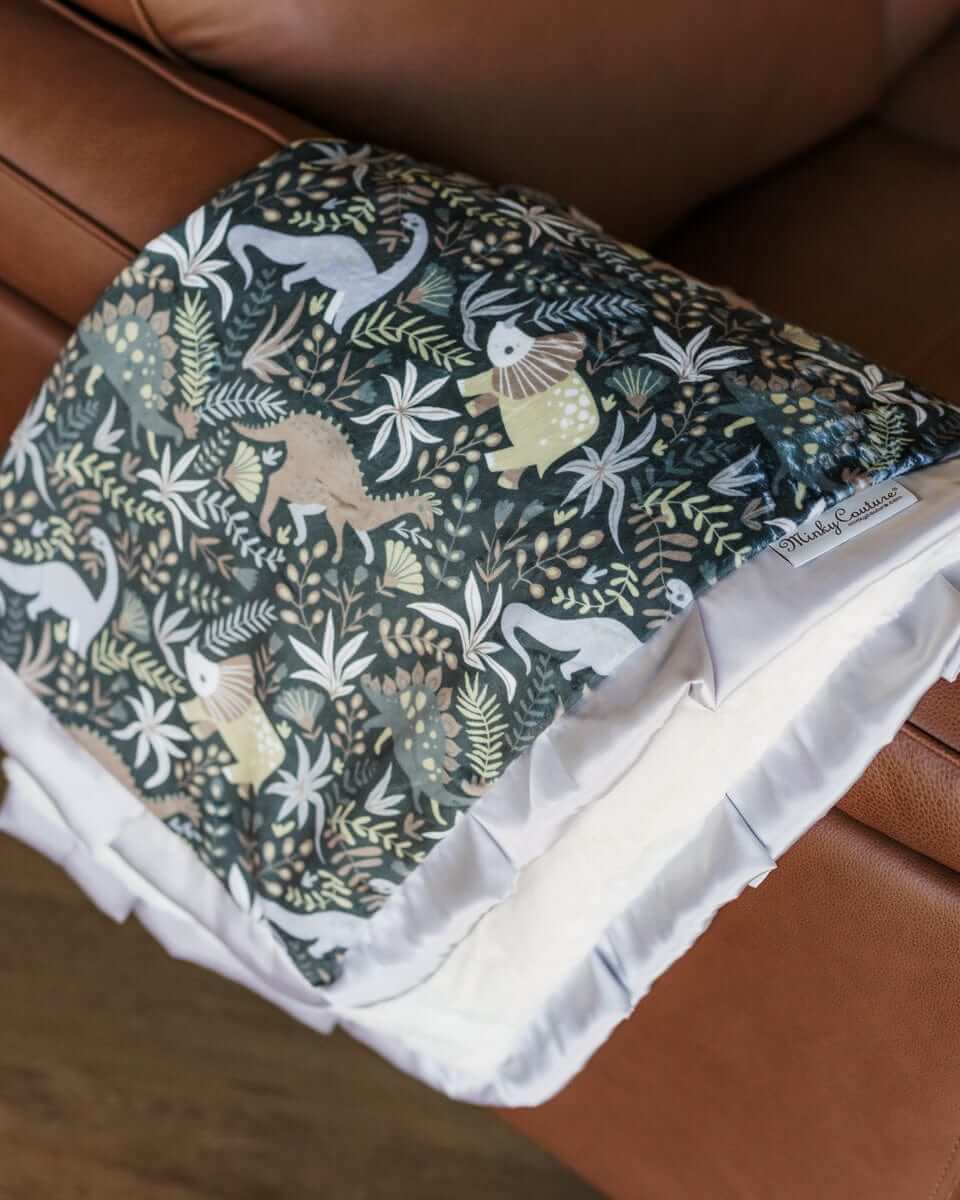 Little Dino - Gray Blanket - Image 2