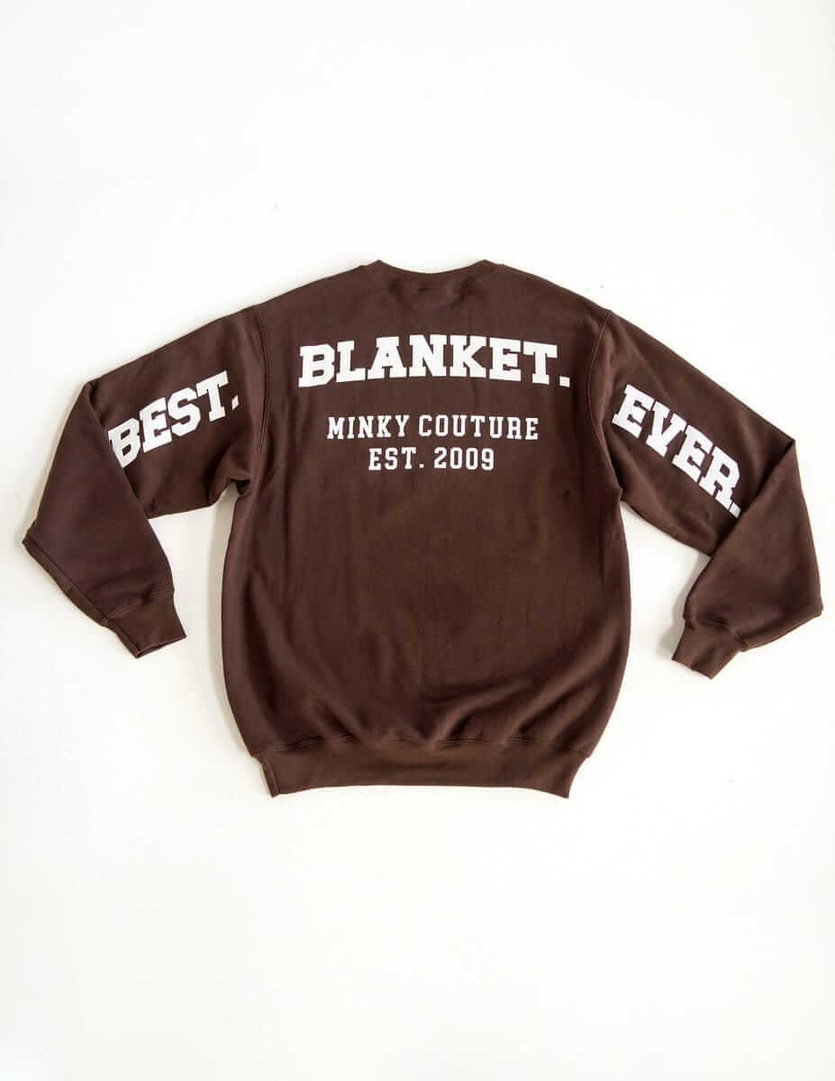 Minky Couture Sweatshirt - Hugs Chocolate - Image 3