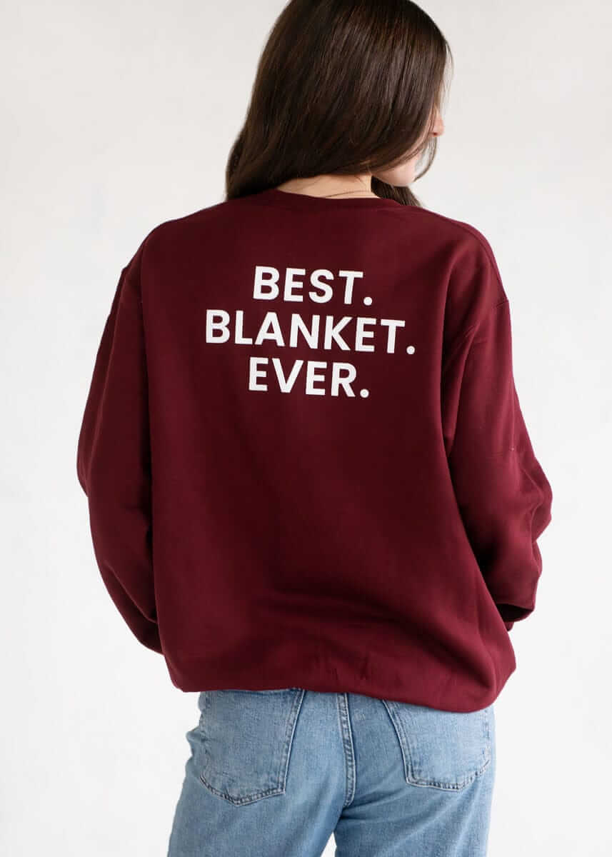 Minky Couture Sweatshirt - Maroon - Image 2