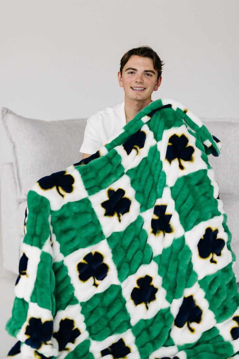 Notre Dame Fighting Irish Blanket - Hugs - Image 2