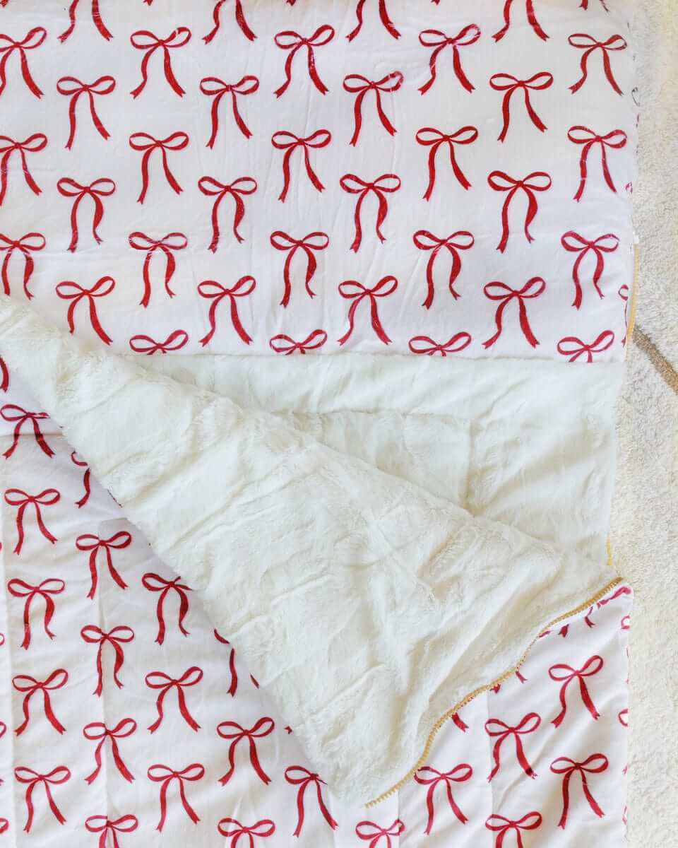 Sleeping Bag - Red Ribbon Bows - Image 5