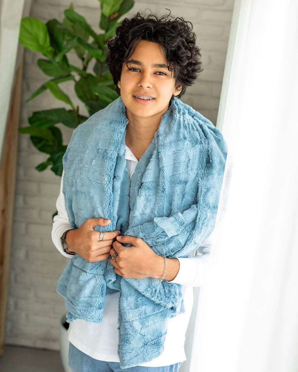 Sorbet Denim Blanket - Image 3